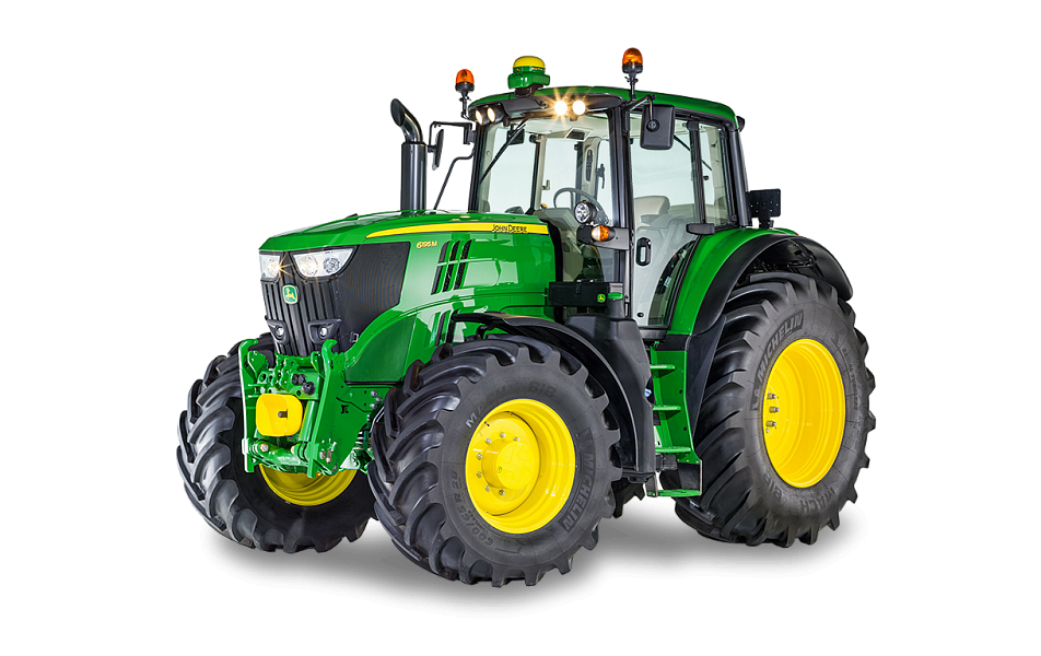 трактор зеленый